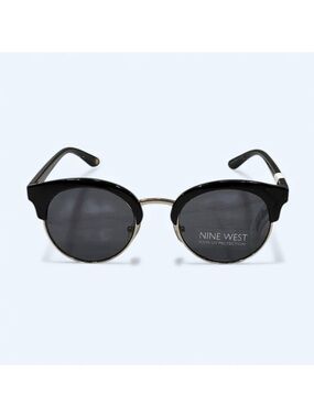 Nine West Round Black Sunglasses